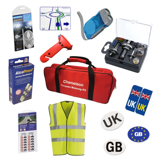 European Car Travel Kit Items for Legal Driving in Europe | Breathalysers France