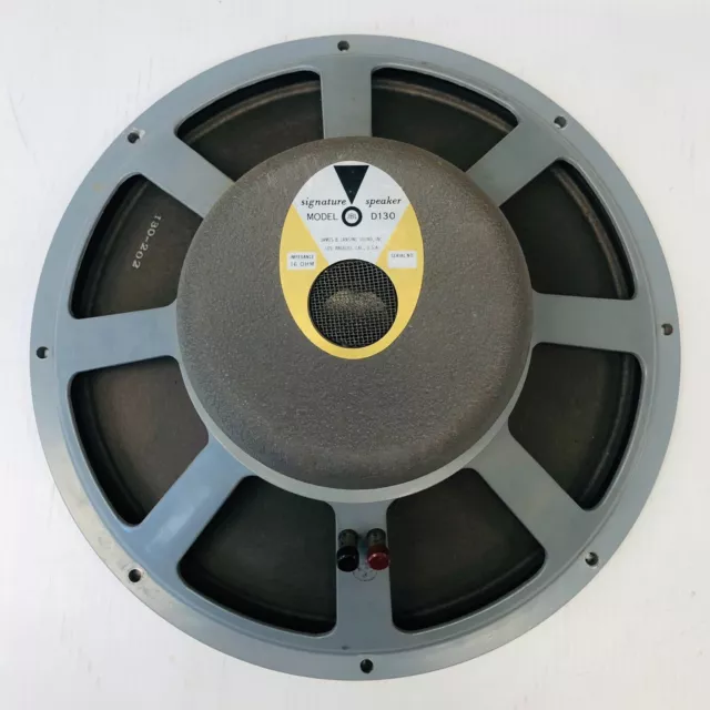 VINTAGE JBL D130 15" Speaker Not Working For Parts and Repair Only