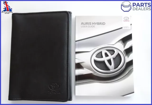 Genuine Toyota Auris Hybrid 2015-2018 User Guide Manual Handbook Wallet Pack