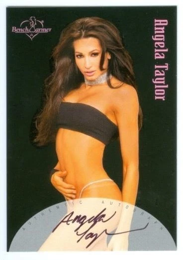 Angela Taylor "Autograph Card" Benchwarmer 2004 Series 2