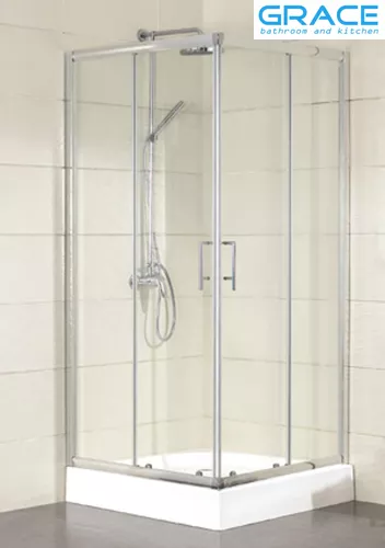 New 800 Sliding Door Shower Screen 6mm Glass semi frameless suit 820x820 base