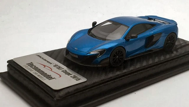 Miniature McLaren 675 LT Spider, 1/43, TrueScale Miniatures, Résine, Verte