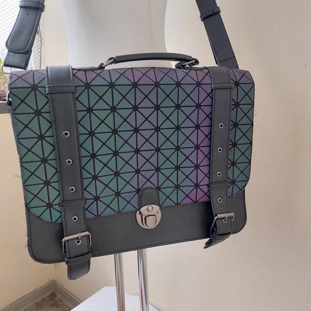 Borsa a Valigetta a Mano Tracolla interna con borchiette Bronzo Vera P