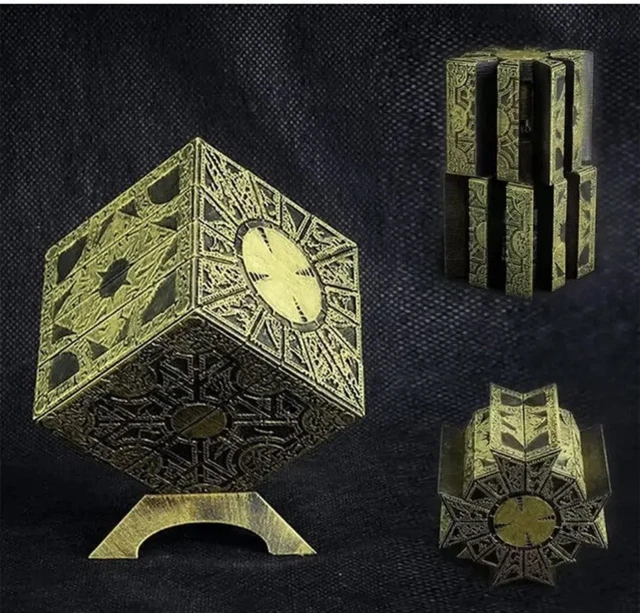 Hellraiser Cube Puzzle Box Lament Configuration Functional Pinhead Prop Horror Hellraiser Cube Puzzle Box Lament Configuration Functional Pinhead Prop Horror
