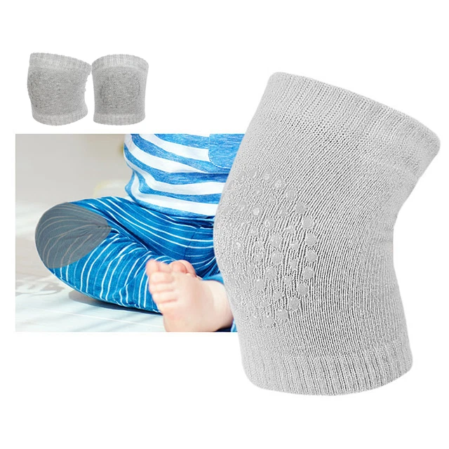 Almohadillas para la rodilla (gris) para bebés almohadillas antideslizantes para niños pequeños almohadillas para la rodilla