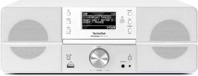 TechniSat DIGITRADIO 361 CD IR - DAB+/Internetradio (WLAN, LAN, DAB, UKW, CD-Pla