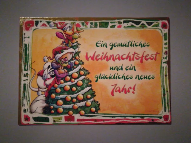 Diddl Karte Postkarte Weihnachtskarte * Weihnachtlicher Kartenzauber 2004 Nr. 3
