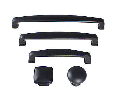 black cabinet hardware knobs pulls and handles choose style size and quantity