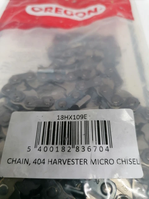 Oregon 18HX109E Harvester Sägekette  Teilung: .404" | Treibgliedstärke: .080 neu