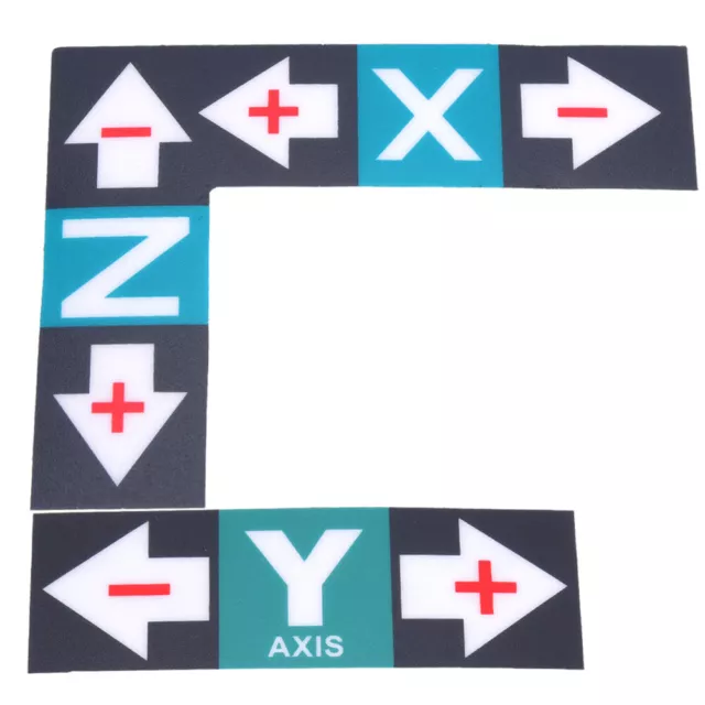 1 Set Label Sticker Plastic XYZ Marker Operation Instruction For Engraving M ESA