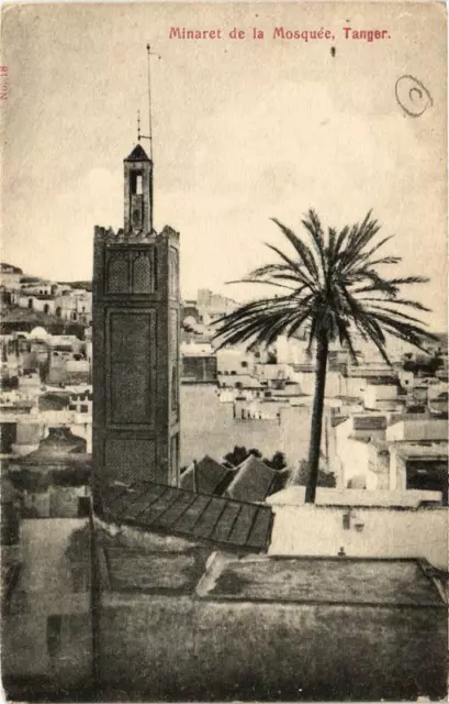 CPA AK TANGER Minaret de la Mosquée MAROC (720009)
