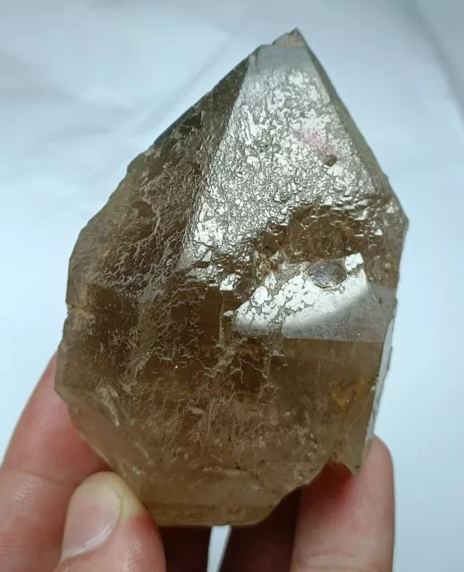 184 g de cristal terminé par du quartz fumé de la montagne Zagi, Kpk, Pakistan