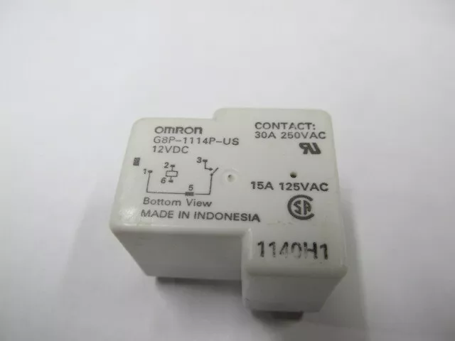 OMRON G8P-1114P-US RELAY 24 VDC 30A at 250VAC SPST 5 Pins 24V Coil DC NEW!