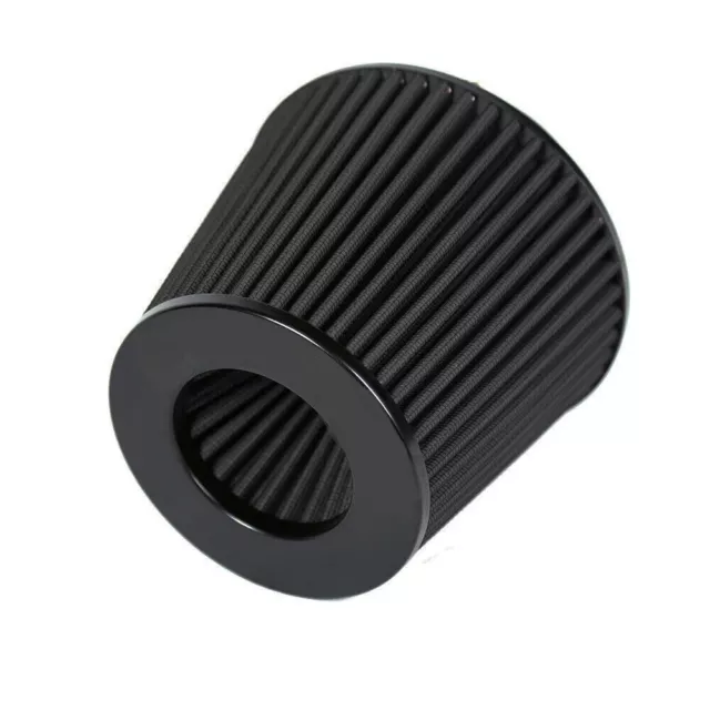 Performance Cone Air Filter 89mm 3.5" Inch Neck Diameter BLACK/BLACK, Clamp Inc