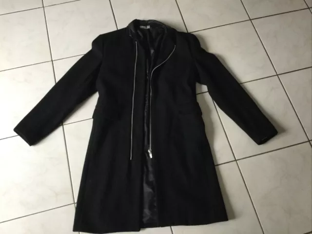 manteaux zara noir