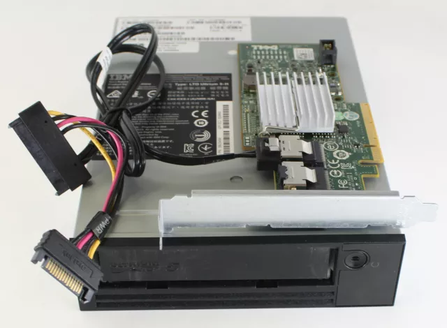 Dell LTO Ultrium 5-H Bande Lecteur VD8MG 95P8257 39U3434 W / Raid Contrôle Carte