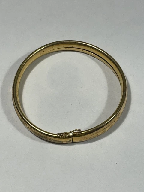 Jonc Doré Ancien - Bijou Vintage D'occasion