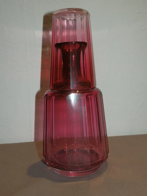 Coffret Carafe à Spritz Striée En Verre Avec Mélangeur Gradué - Cookut