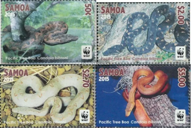 Samoa 1222-1225 (completa edizione) MNH 2015 Pacifico-Baumboa