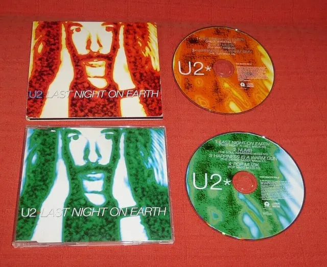 U2 3 Track Digipak Cd1 Single/4 Track Cd Single - Last Night On Earth