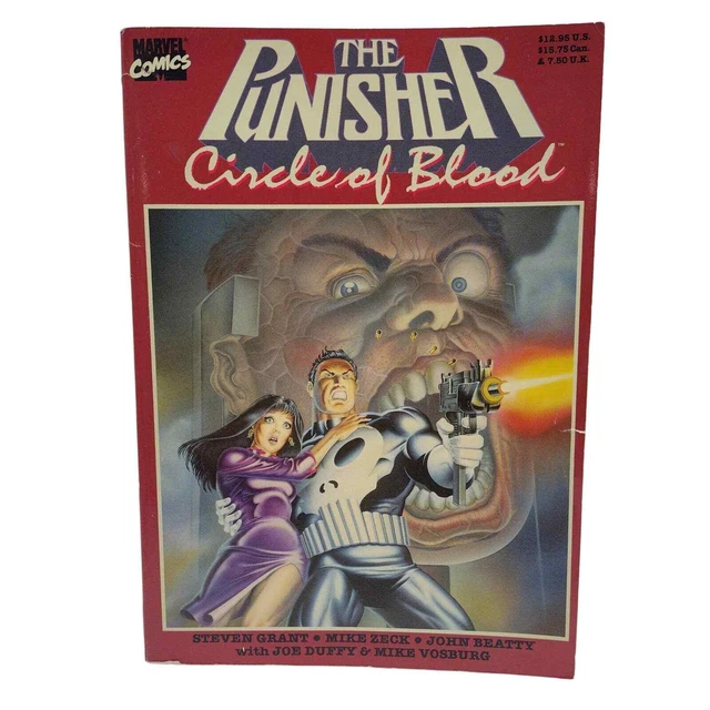 1988 Marvel Comics The Punisher: Circle of Blood TPB 1st Printing Graphic Novel