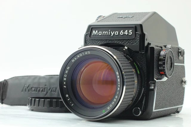 [MINT] MAMIYA M645 1000S PD Prism Finder + SEKOR C 80mm f/2.8  From JAPAN