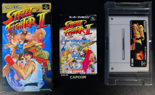 Street Fighter II 2 - Super Famicom / Nintendo / Snes - JAP Version - Box & Book