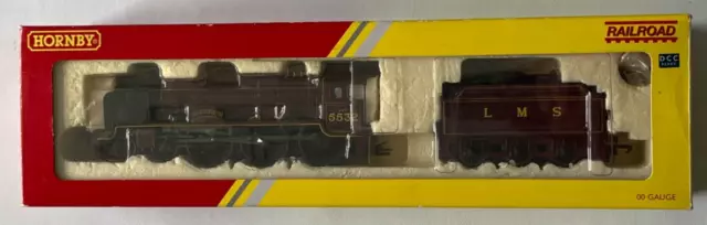 Vintage Hornby Railroad Patriot Class Illustrious 5532 Loco Oo Gauge R2936 Bnib