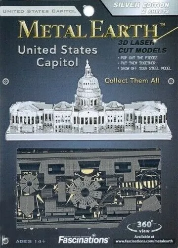 Capitol Washington D.c. Metal Earth 3D Model Kit Fascinations