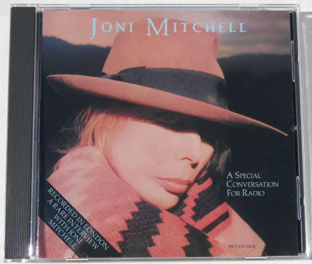 JONI MITCHELL Chalk Mark In A Rain Storm Interview CD, promo-only radio show NM