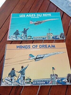 BD AIR FRANCE WINGS OF DREAM Wininger Concorde avion aviation 