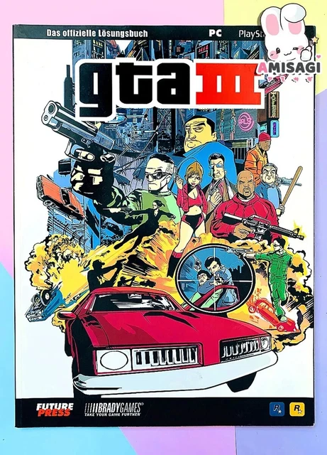 Jeu Grand Theft Auto III (GTA 3) PC Complet - Boîte, Poster, Manuel - Très Bon état