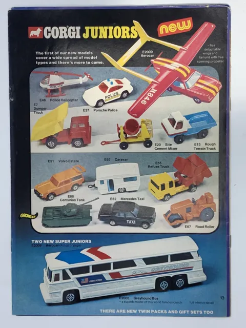 Original 1976 Corgi Juniors 8 Seiten A Farben Katalog Wie Von Fotos