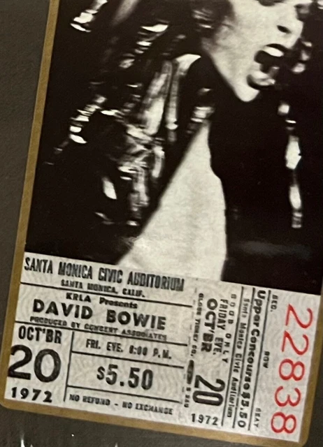 DAVID BOWIE, LIVE Santa Monica 72 ~ SEALED Brand New NUMBERED CD ~ Out ...