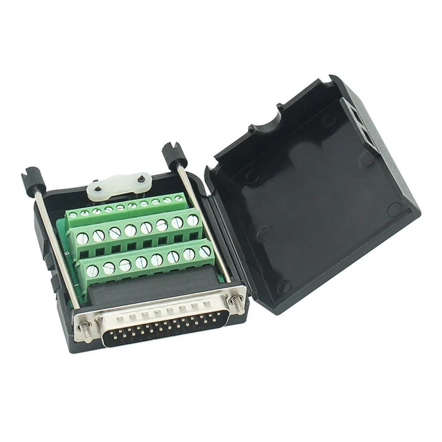 Connecteurs DB25-MG22 DB25 mâle femelle D-Sub 25 broches, bornier, carte de déri
