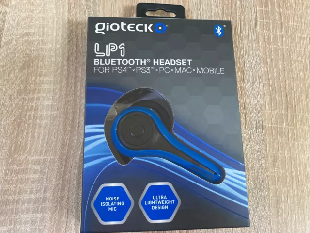 LP1 Micro-Casque Bluetooth Pour PS4/PS3/PC/MAC/Mobile - Gioteck