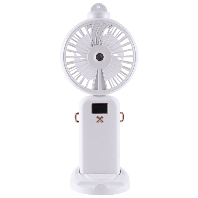 Ventilateur Bureau CATGIFF 5000mAh - Affichage LED, 199 Vitesses, Tête Rotative 105°