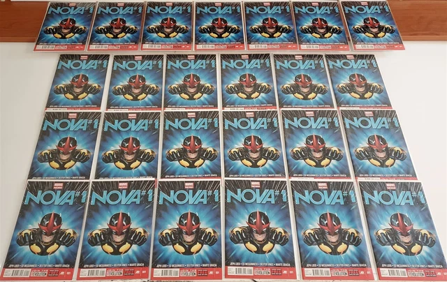NOVA (2014) #1 Lot of (25) Comics 1st Sam Jesse Aleander HI GRADE NM/M 9.8