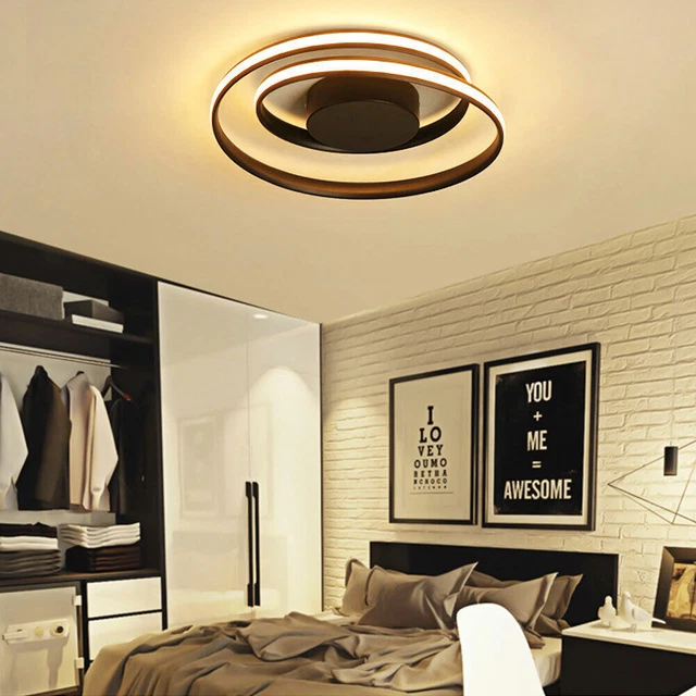 Modern Acrylic Creative LED Strips Ceiling Lamp Pendant Chandelier Light Fixture