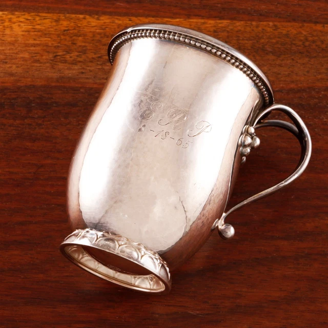 Superb Heavy Georg Jensen Danish Mid-Century Modern Sterling Silver Cup #127A