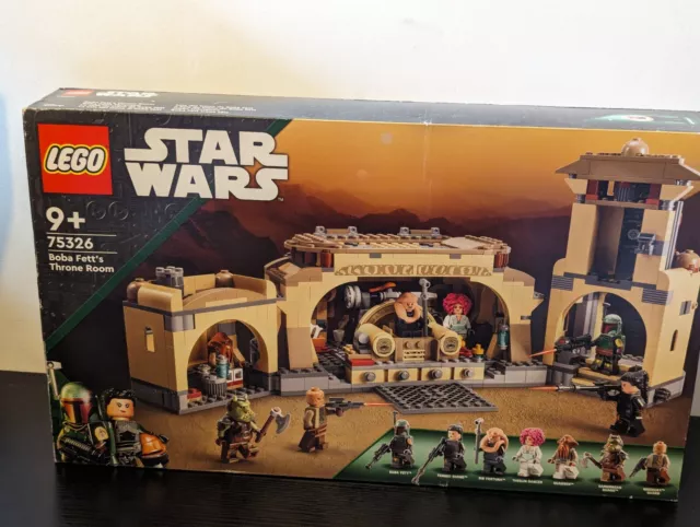 LEGO STAR WARS: La stanza del trono di Boba Fett (75326) nuovo e sigillato