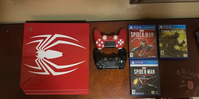 Playstation 4 Pro 1TB SSD Limited Edition Console - Marvels Spider