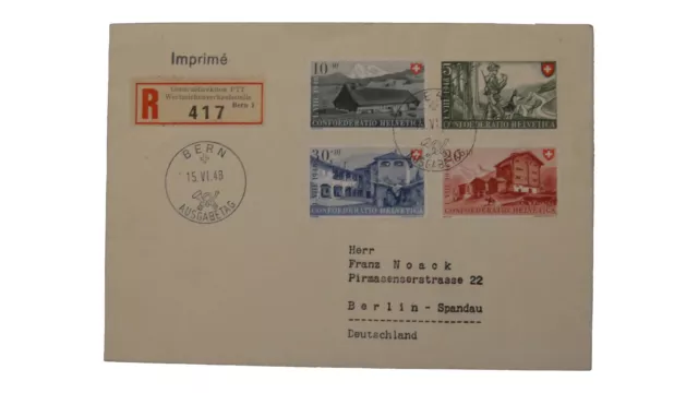 Schweiz, MiNr 508/11 FDCd