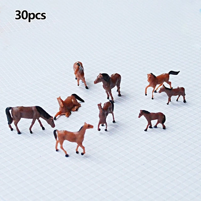 Lot De 200 Figurines Peintes échelle HO 1:87 - Pour Modélisme Ferroviaire, Dioramas - Hauteur ~22 Mm - 3