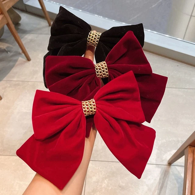 Accessoires Gros arcs Élastique Bandeau Pince à cheveux Bandes de cheveux Rouge