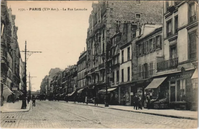 CPA PARIS 15e La Rue lecourbe (158577)