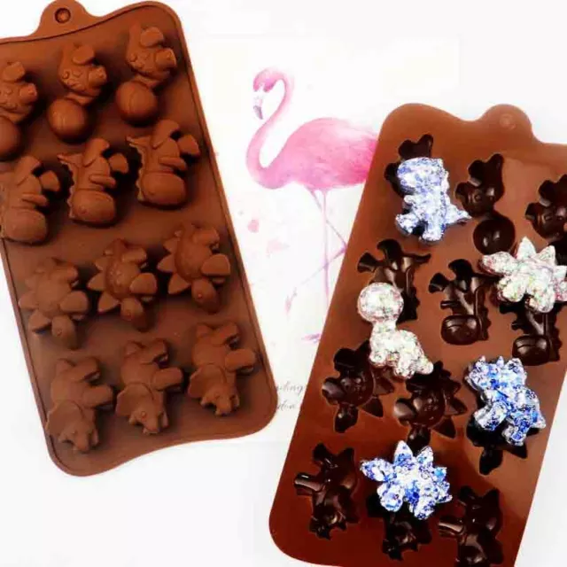 Silicone Chocolate Mould Candy Cookies Baking Mold Fondant Ice Cube Tray Jelly