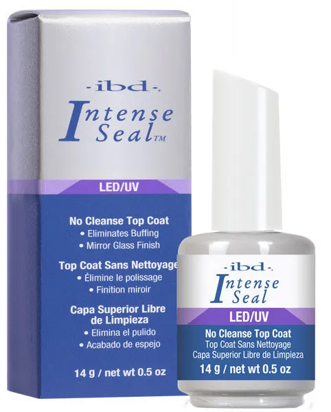 IBD LED/UV Intense Seal UV Gel No Cleanse Top Coat 0.5oz/15ml 60505 Pick Any