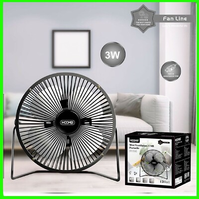 NN Mini Ventilatore Portatile 18Cm Usb 5w Casa Auto Hoomei Hm-8106 