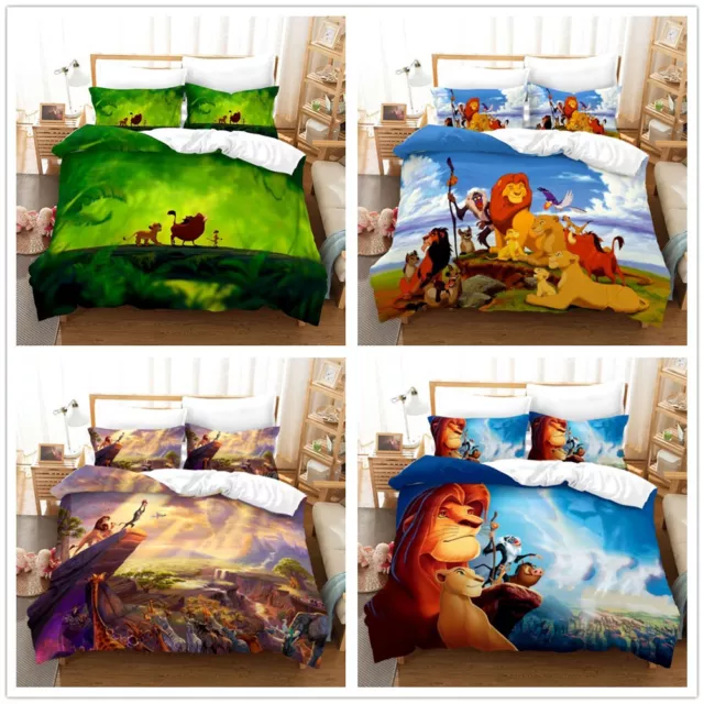 Kinder Schlafzimmer The Lion King Simba Bettwäsche Bettbezug 135x200cm/200x200cm